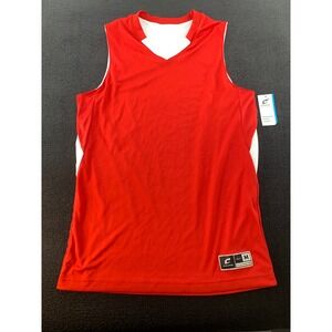 Champro‎ Reversible Basketball Jersey Tank Top Adult Medium Red White